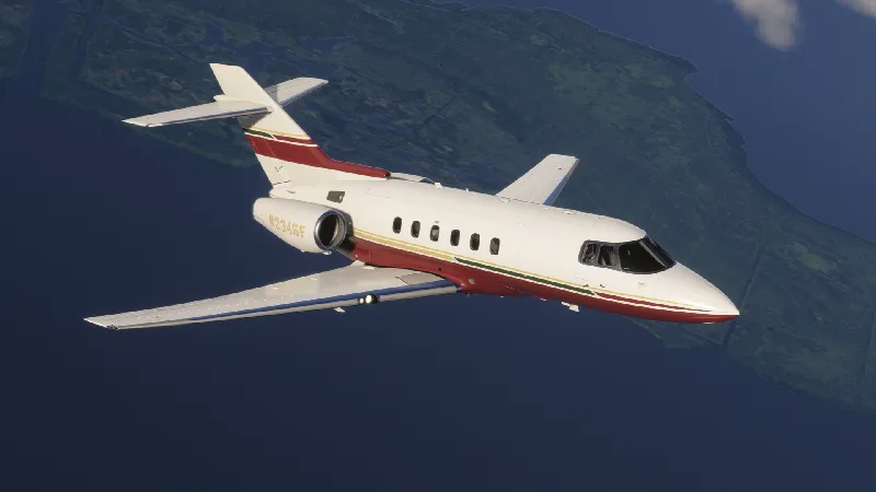 FlightFX Hawker 800XP - N234GF for Microsoft Flight Simulator 2024